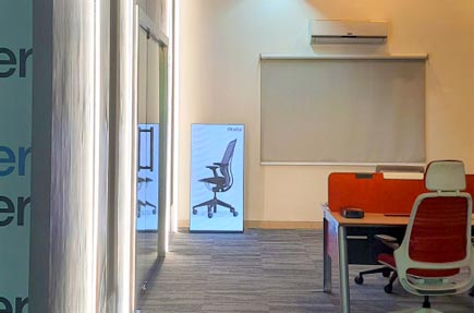 Steelcase workspace detail