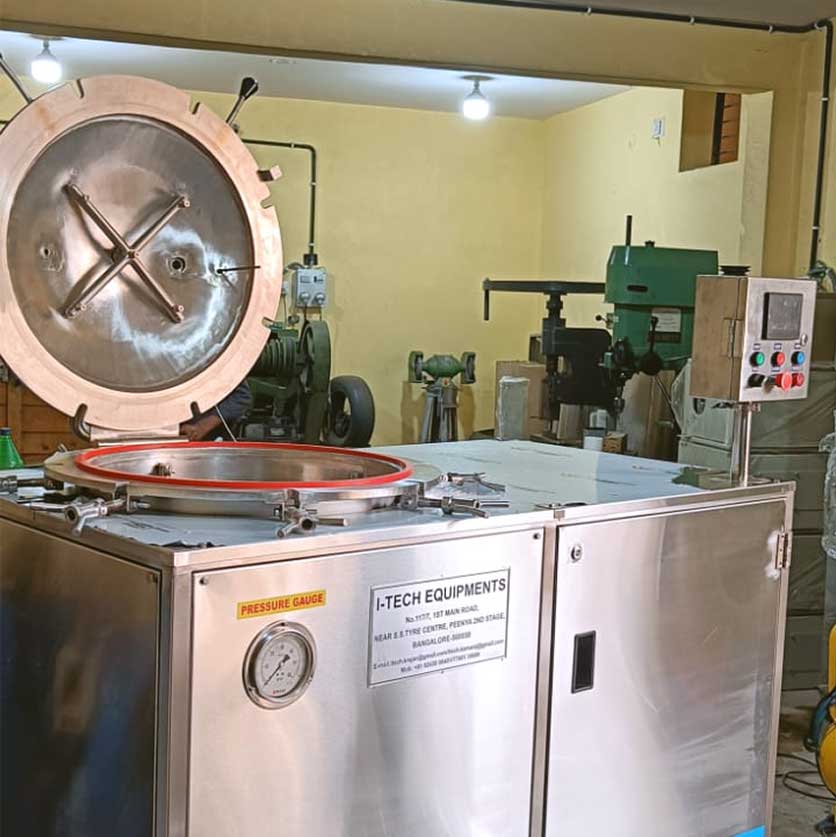 Vertical Autoclave - Industrial sterilization system for pharmaceutical and food industries