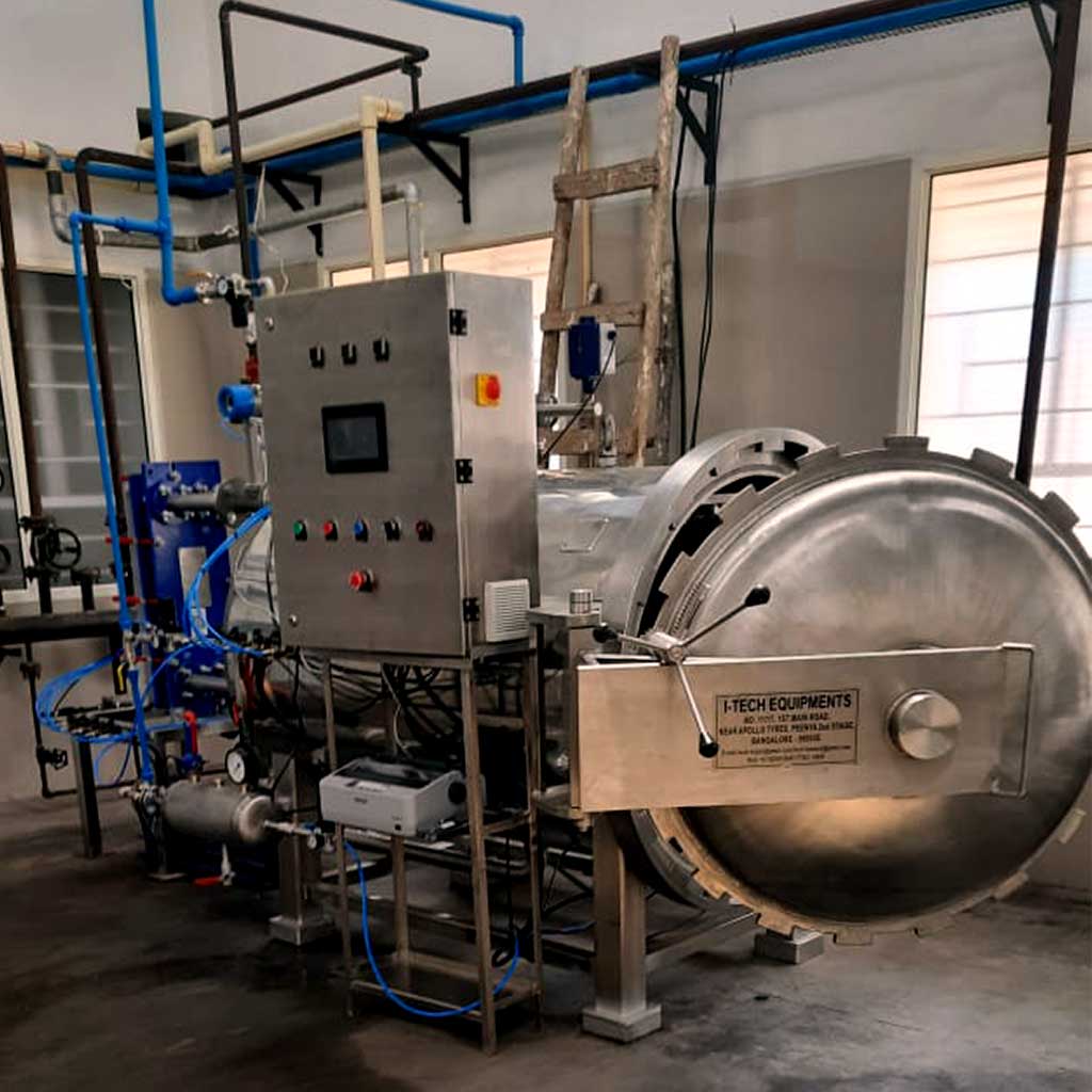 Water Spray Retort - Industrial food processing sterilization system