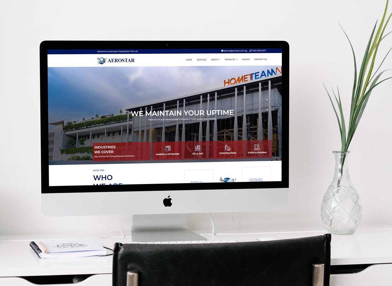 Aerostar Corporate Website Redesign and Cloud Infrastructure